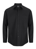 Olsen Cotton Stretch Contemporary Fit Shirt - Men  - Black