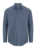 Olsen Cotton Stretch Contemporary Fit Shirt - Men  - Denim