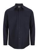 Olsen Cotton Stretch Contemporary Fit Shirt - Men  - Navy