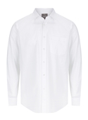 Olsen Cotton Stretch Contemporary Fit Shirt - Men  - White