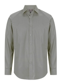 Olsen Cotton Stretch Slim Fit Shirt - Men - Moss