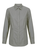 Olsen Cotton Stretch Shirt - Women  - Moss