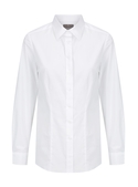 Olsen Cotton Stretch Shirt - Women  - White