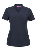 Nu Mandarin Collar Scrub Top - Women