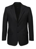 Single Breasted Jacket Cool Stretch - Men - Black