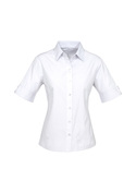 Ambassador Short Sleeve Shirt - Women - White Stripe