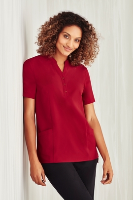 Florence Plain Tunic Top with pockets - Women