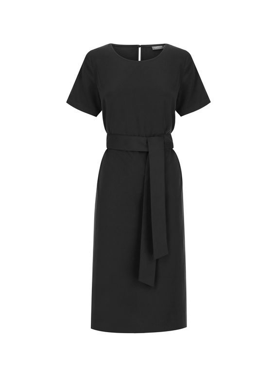 Larson Midi Dress - Black