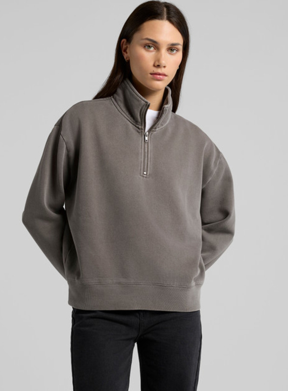 Relax Faded Half Zip - Women