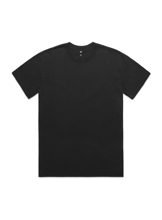 Heavy Faded Tee - Men - Faded Black