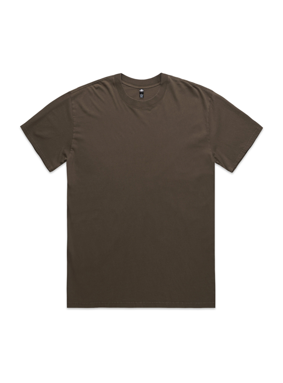 Heavy Faded Tee - Men - Faded Brown