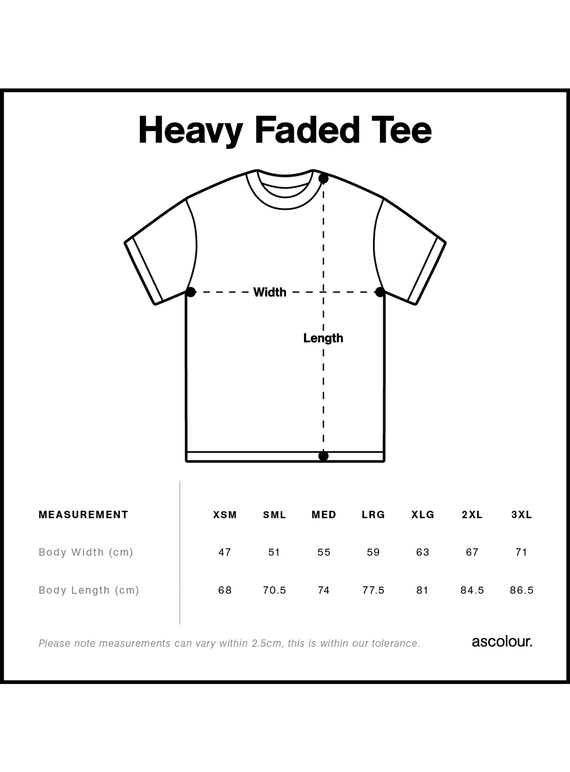 Heavy Faded Tee - Men