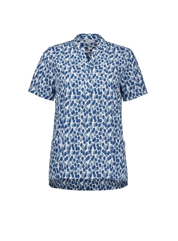 Florence Stardust Print Stretch Short Sleeve Tunic - Women