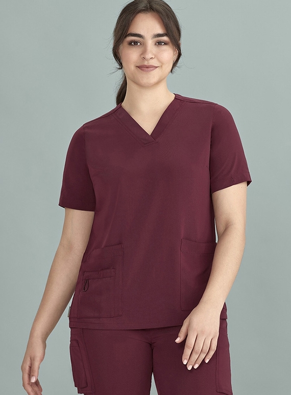 Avery V-Neck Easy Fit Scrub Top - Women