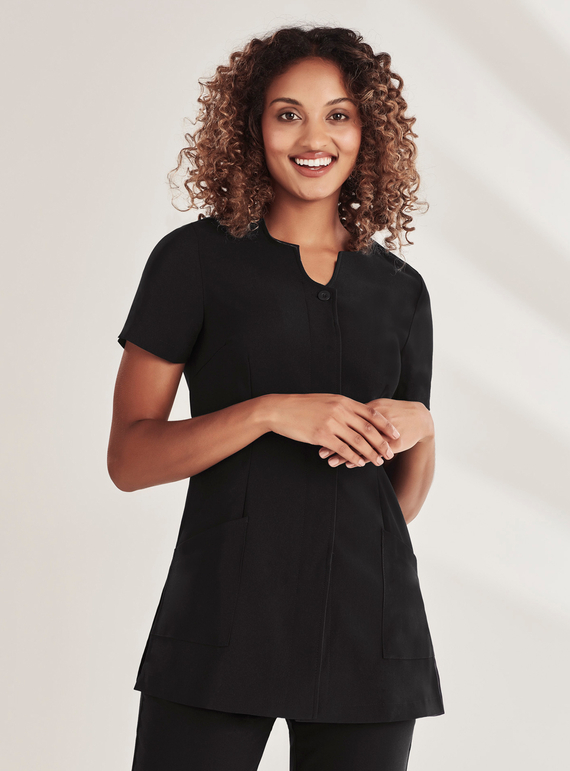 Eden Stretch Button through Health Tunic