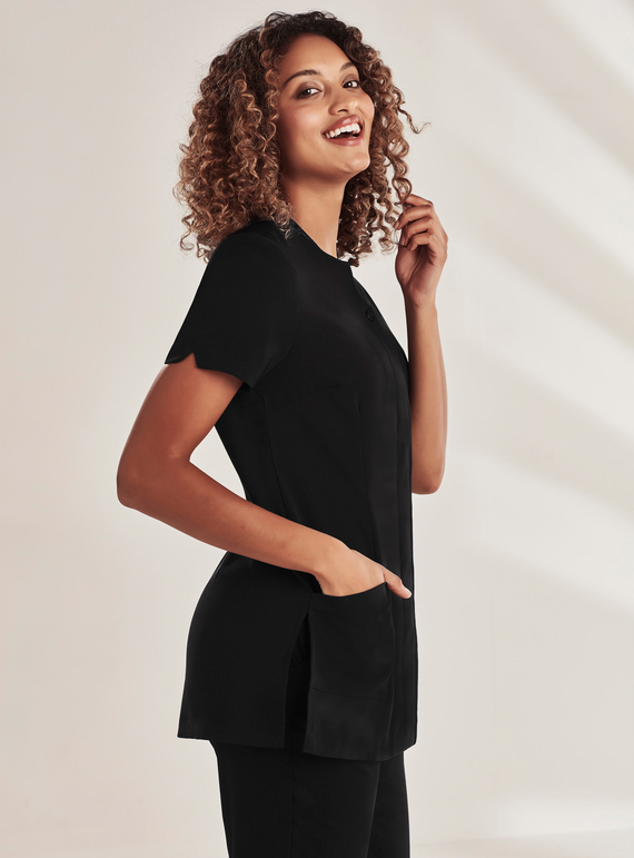 Eden Stretch Button through Health Tunic