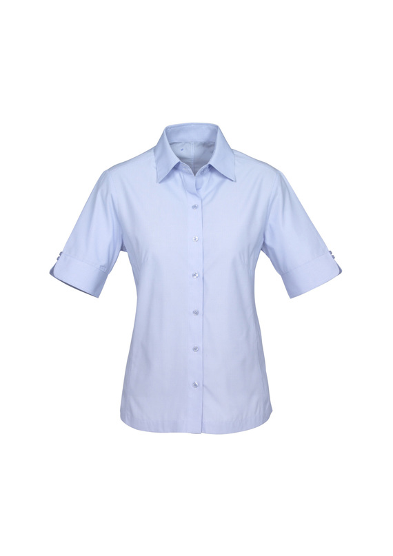Ambassador Short Sleeve Shirt - Women - Blue Stripe