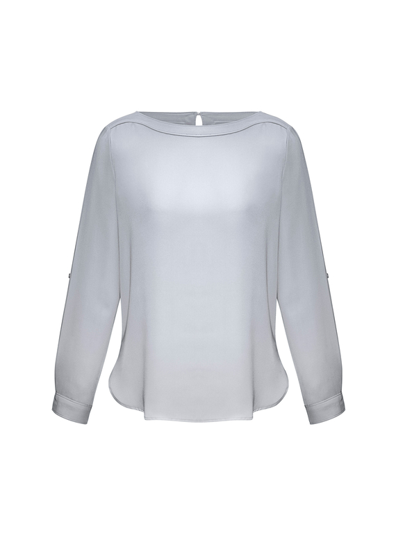 Madison Boatneck Mechanical Stretch Top - Women