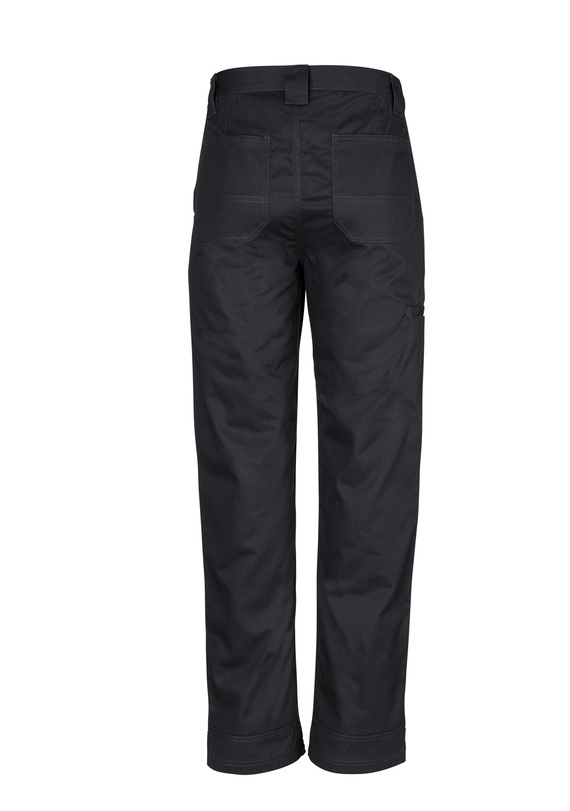 SYZMIK Plain Drill Utility Pant - Men - Back View