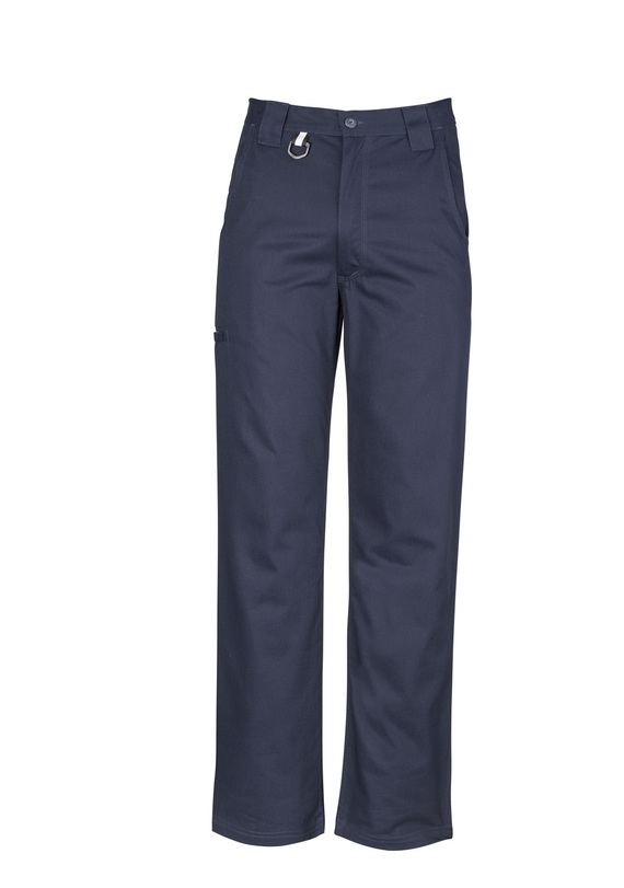 SYZMIK Plain Drill Utility Pant - Men - Navy