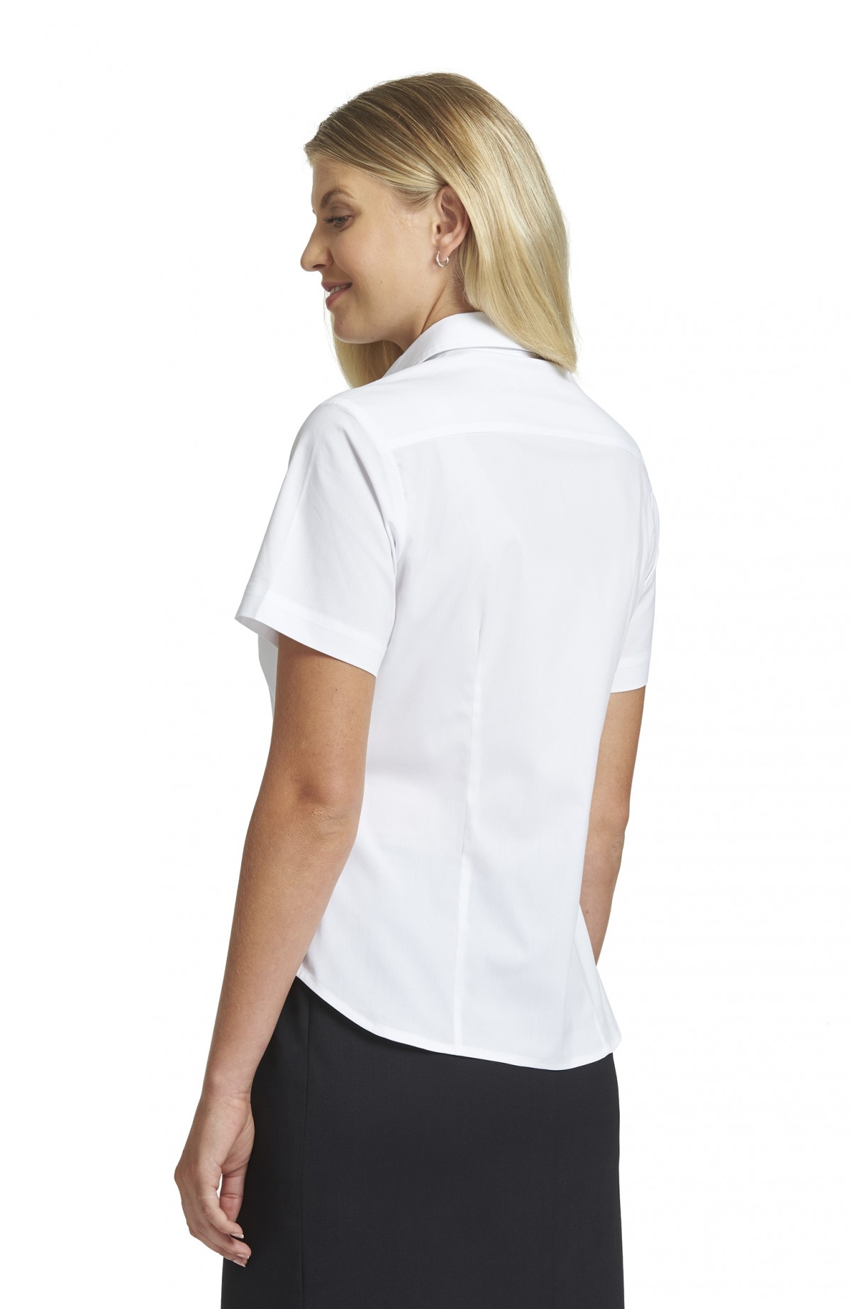 Buy Women's White Short Sleeve Shirt in NZ | The Uniform Centre