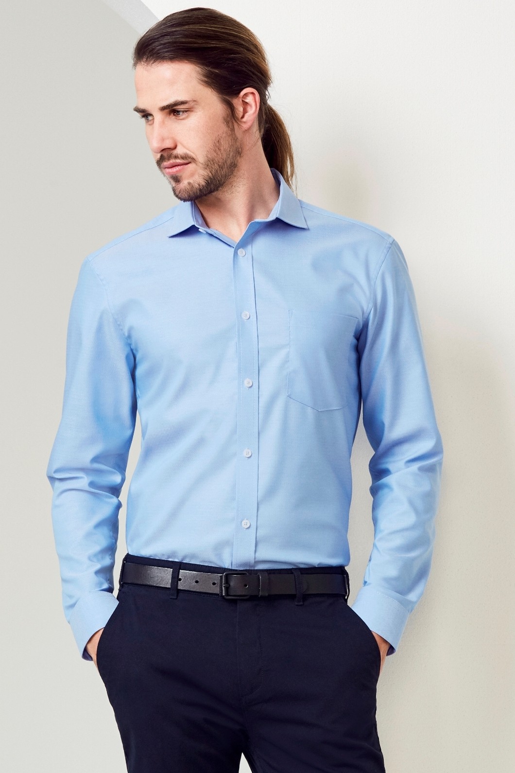 Buy Mens Regent Long Sleeve 100% Cotton Shirt in NZ | The Uniform Centre