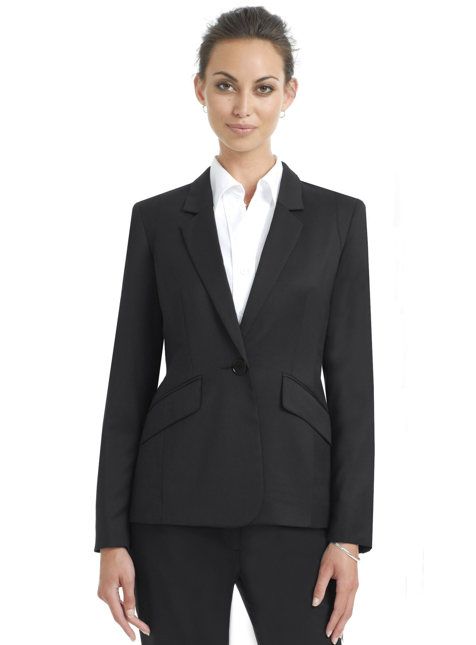 Buy Black Classic One Button Jacket in NZ | The Uniform Centre
